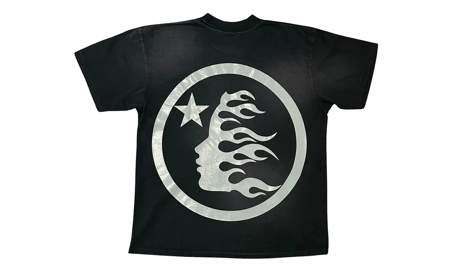 Gel Sport Logo T-Shirt "Black / Blue" HSR130
