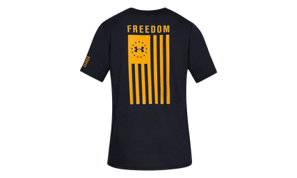 Freedom Flag T-Shirt "Black / Steeltown Gold" 1333350 003