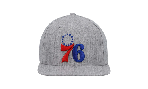 NBA Team Heather 2.0 Snapback Cap "Philadelphia 76ers - Grey Heather" HHSS3272 P76YYPPPGYHT