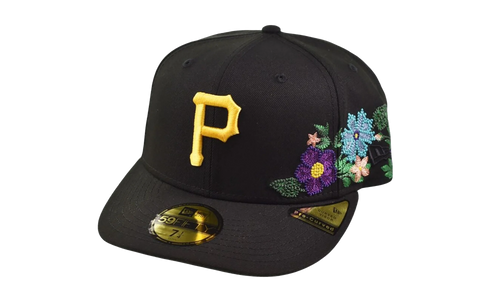 59FIFTY Tonal Florals Pittsburg Pirates Fitted Hat "Black" 60668936