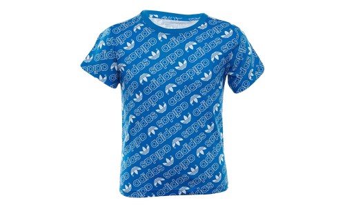 Trefoil Monogram Tee TD "Blue" DN8158