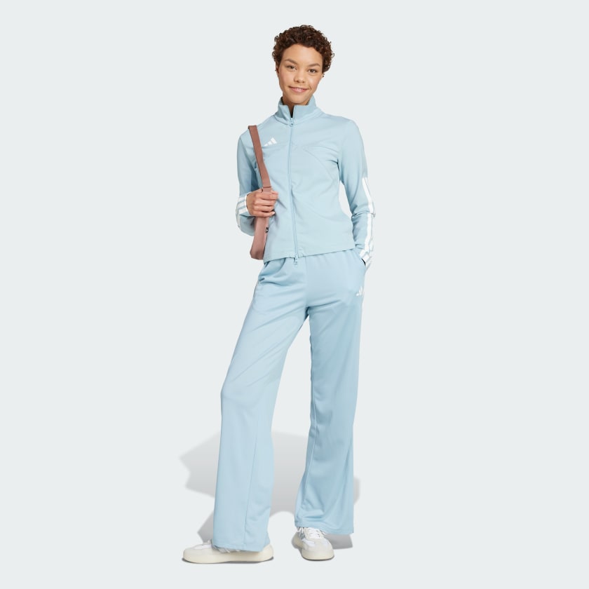 Women's adidas Tiro Cut 3-Stripes Mesh Wide-Leg Pants