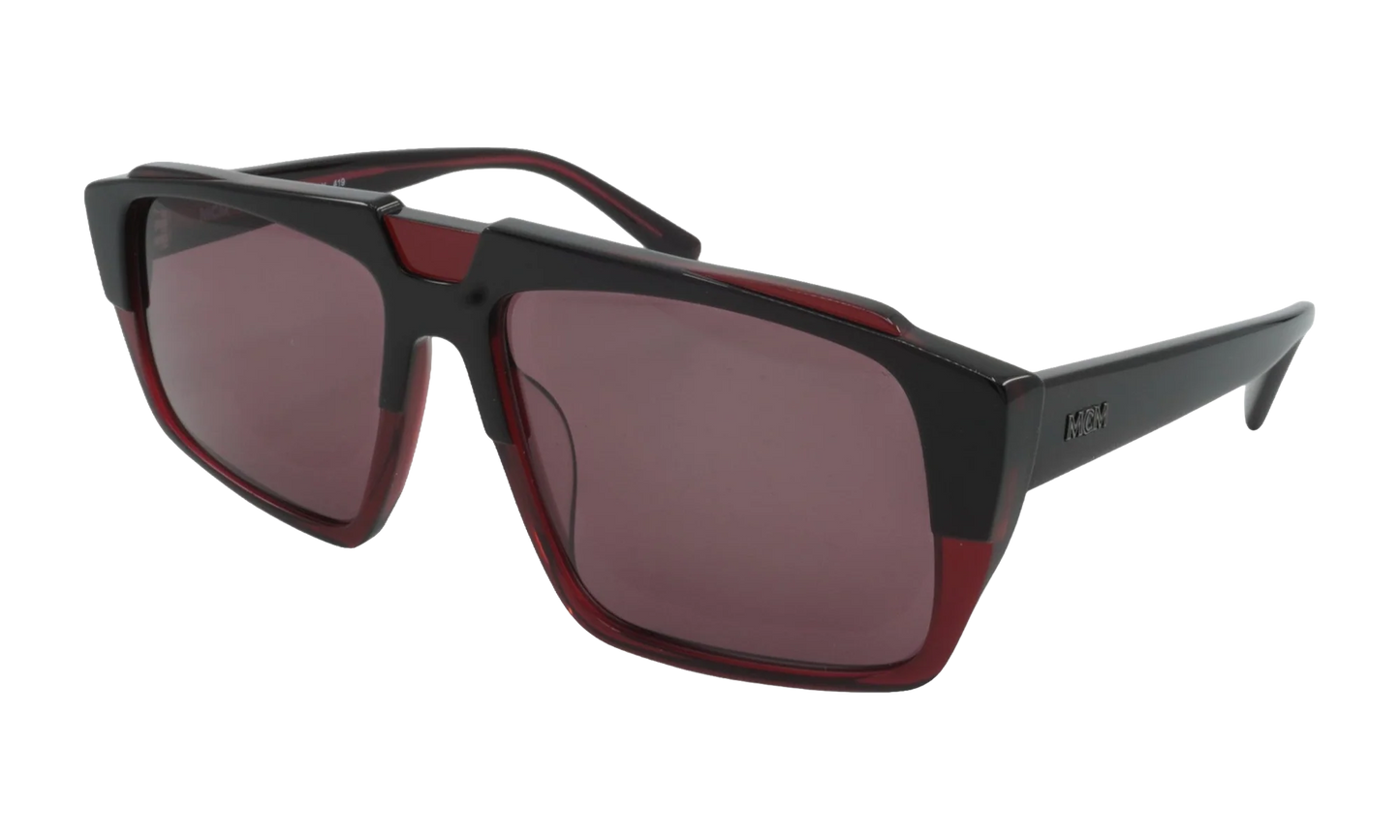 Aviator Sunglasses "Black/Wine" MCM693S-037