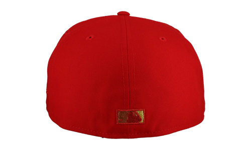 59FIFTY Florida Marlins 10th Anniversary Fitted Hat "Red / Gold" NE117