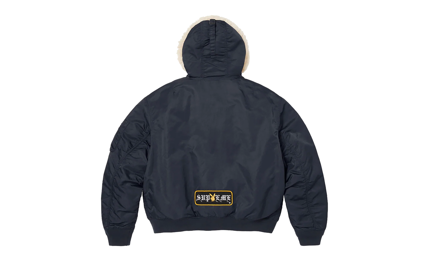 Playboy® Hooded MA-1 "SS26 - Navy" SU27111