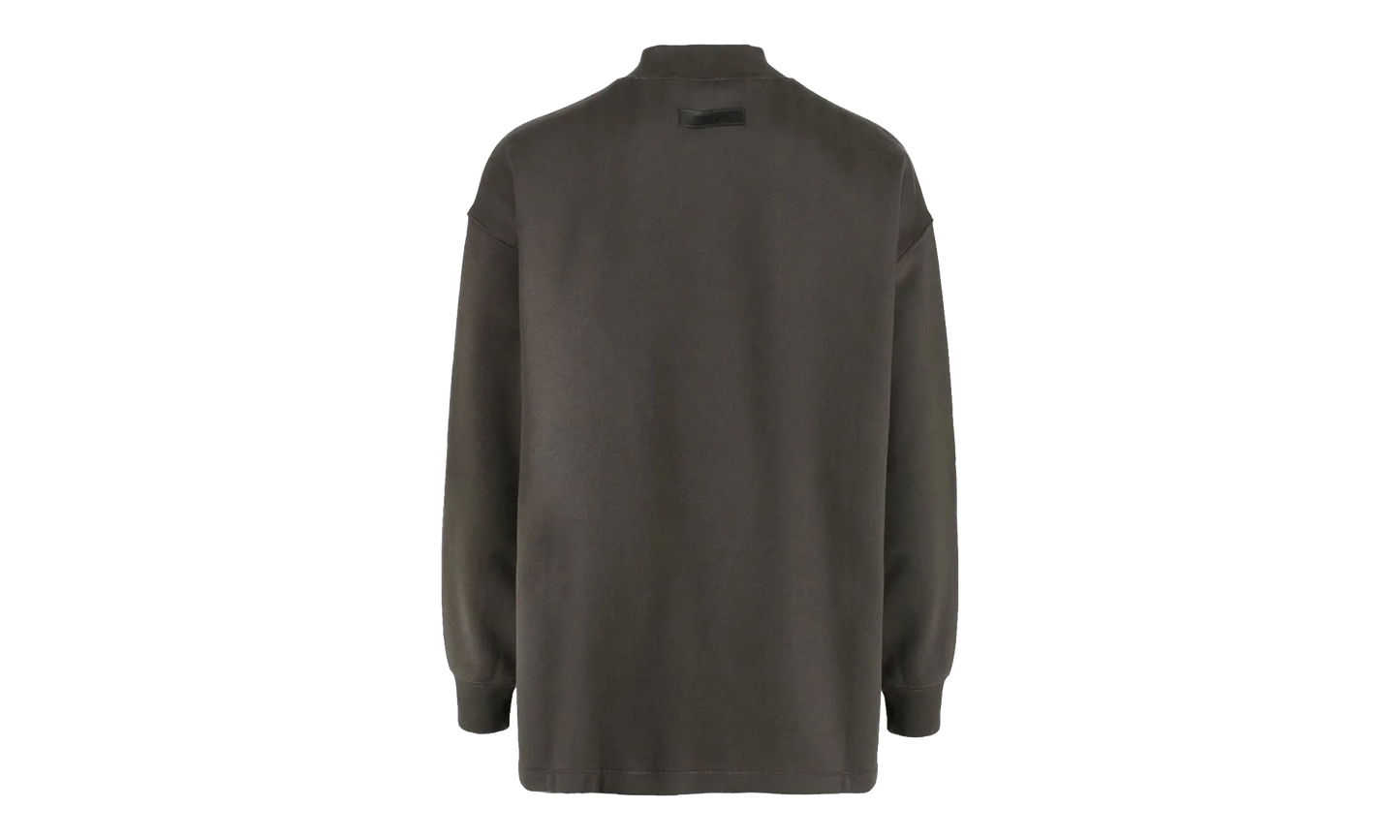 Relaxed Crewneck Sweatshirt "Off Black" 192SU222075F