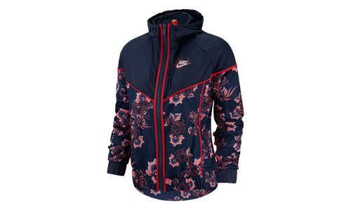 Floral Print Jacket WMNS "Blue" 922188 471