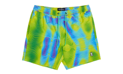 Men's Montgomery All Over Print Swim Trunks Banana "Multi (Rainbow)" B6W910Y1PO BNA