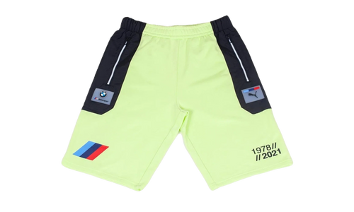 BMW Motorsport Street Sweat Shorts 11" "Yellow" 599488 05