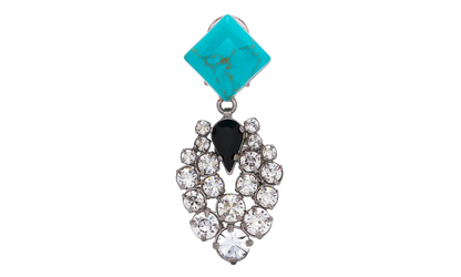 CRYSTAL DROP EARRINGS "TURQUOISE" SM1VG0054P6479974