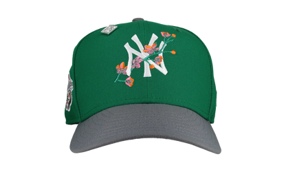 59FIFTY New York Yankees 1998 World Series Fitted Hat "Green / Floral" NE245