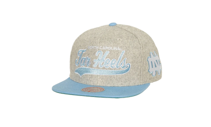 NCAA Tailsweep 2.0 Melton Snapback Cap "North Carolina Tar Heels - Grey" HHSS7437 UNCYYPPPGREY