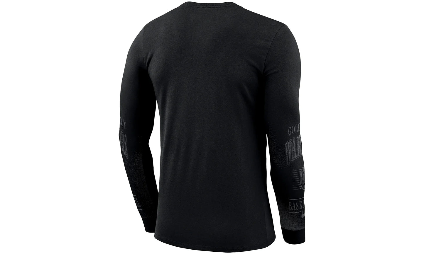 NBA Golden State Warriors Long Sleeve T‑Shirt "Elevated Mezzo Pixel" AQ6223 010