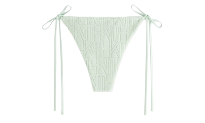 Tova Monogram Towel Tie Bottom "Green" khw070108 4008