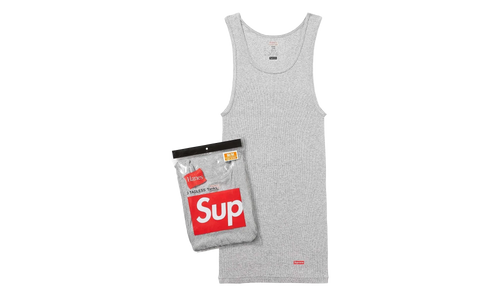 Hanes Tagless Tank Tops (3 Pack) "Heather Grey" SU26905