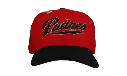 59FIFTY San Diego Padres 40th Anniversary Fitted Hat "Red / Black" NE357