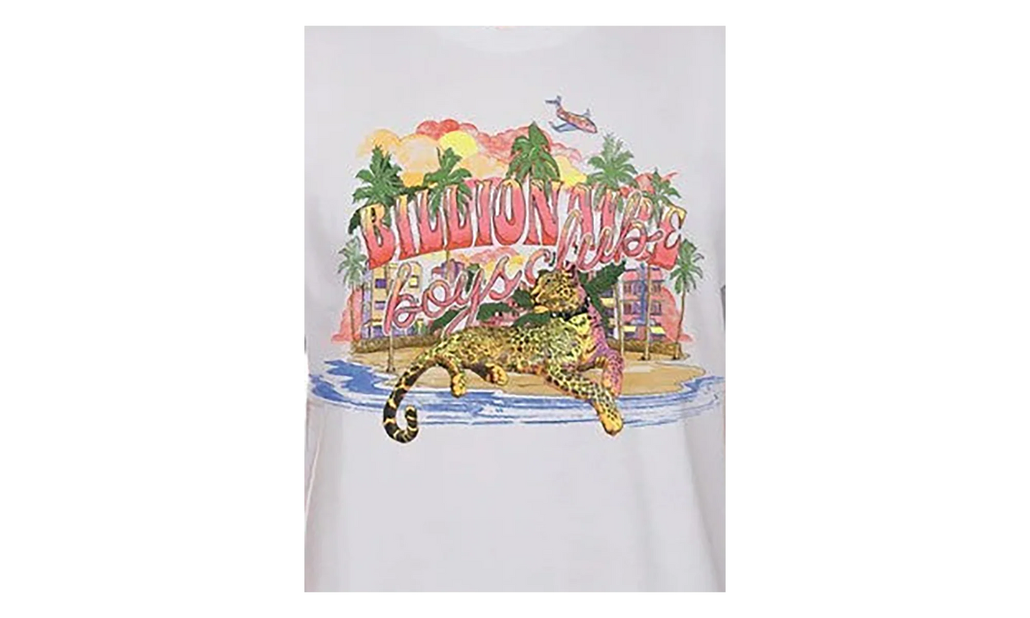 Leopard Short-Sleeve T-Shirt "White" 851 1209 WHITE