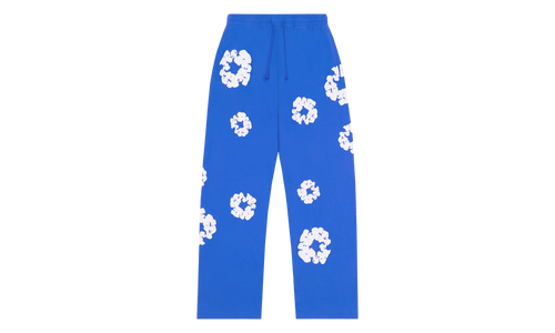Cotton Wreath Baggy Sweatpants Blue "Blue" DT162