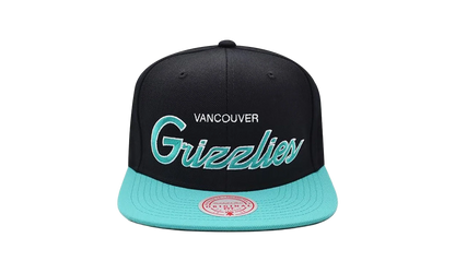 NBA Hardwood Classics Script 2.0 Snapback Cap "Vancouver Grizzlies - Black" HHSS3282 VGRYYPPPBLCK
