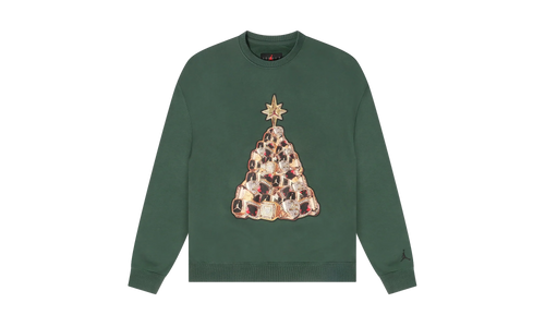 Jordan Brooklyn Fleece Crew-neck Sweatshirt "Midnight Green / Black" HV1874 316