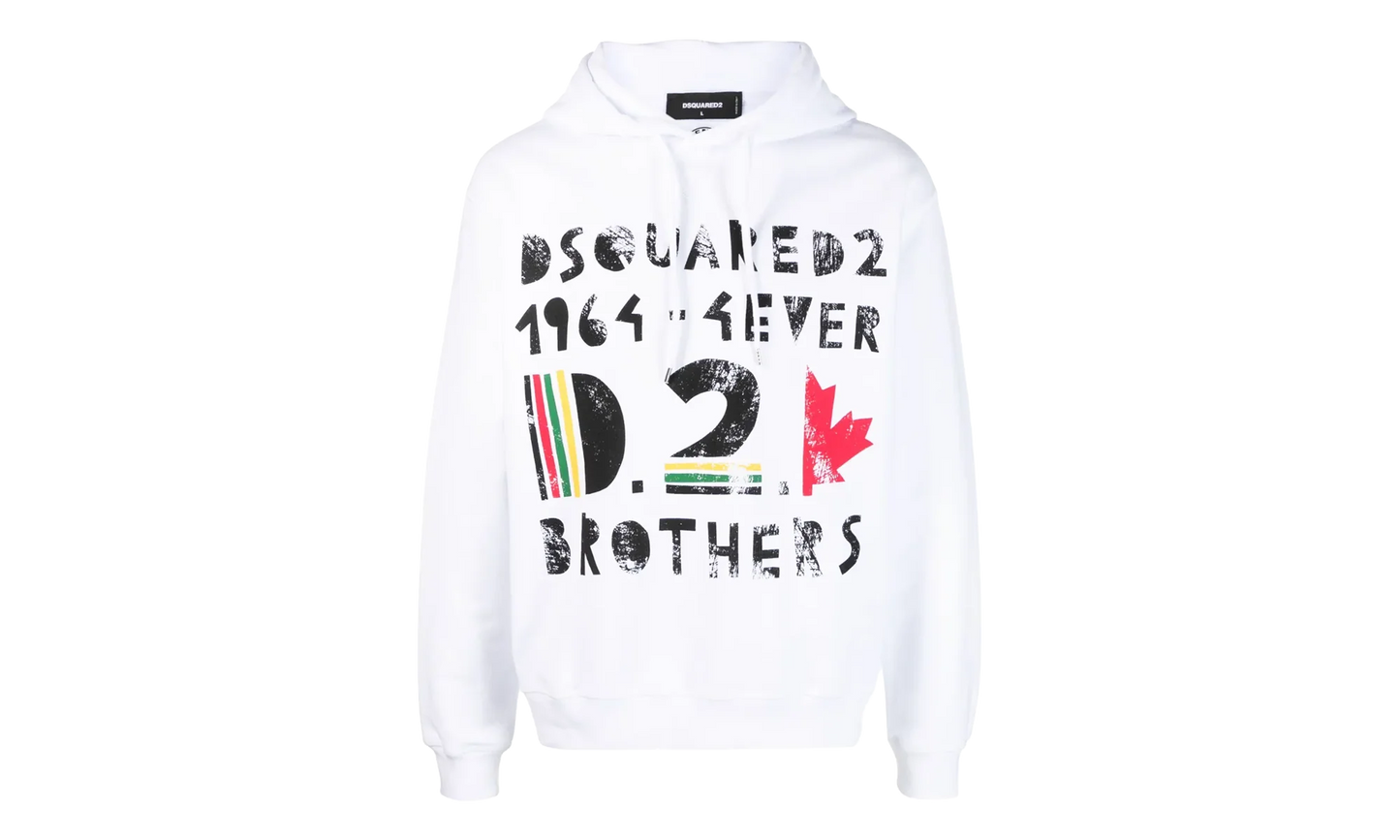 D2 Brothers Hoodie "White" S71GU0574S25551100