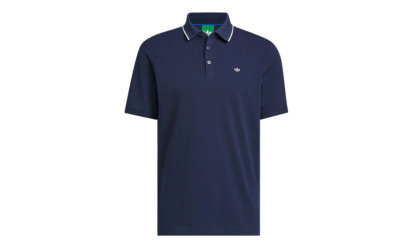 Originals Twistknit Trefoil Polo Shirt "Night Indigo / Chalk White" KB8622