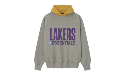 LAKERS SPORTS FIT HOODIE "CONCRETE HEATHER / CANYON" 192NB256405F