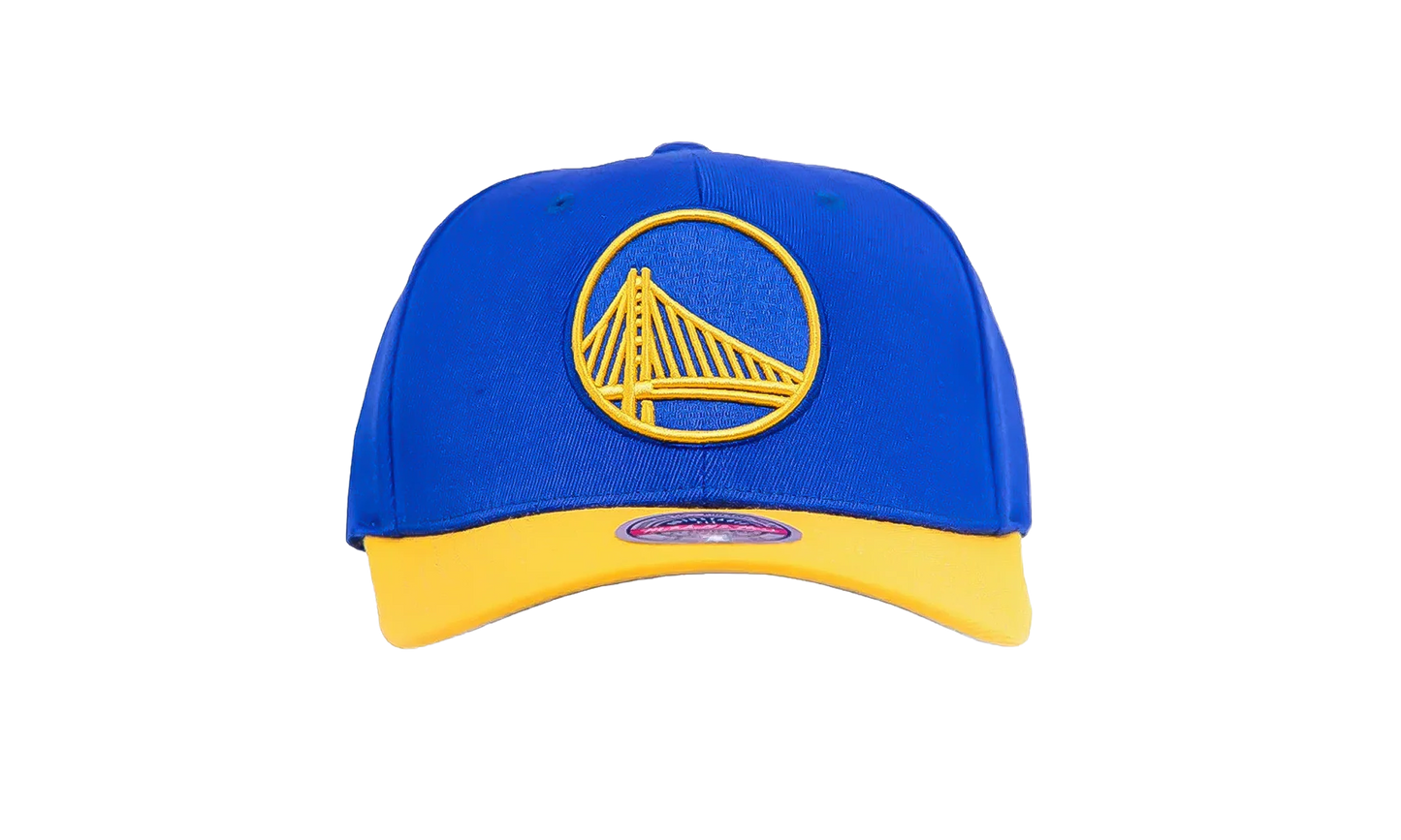 NBA Team 2 Tone 2.0 Stretch Snapback Cap "Golden State Warriors - Royal / Yellow" HHSS3265 GSWYYPPPRYYW
