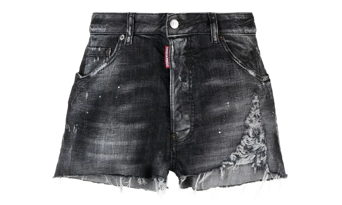 Raw Cut Baggy Shorts WMNS "Black" S75MU0440S30357900