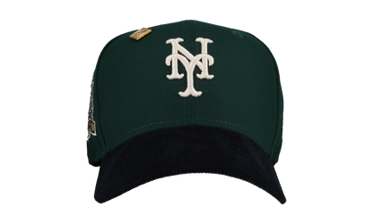 59FIFTY New York Mets 40th Season Fitted Hat "Green / Navy - Corduroy Visor" NE197