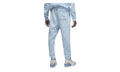 Air Jordan Fleece Pants All Over Print Joggers "Ice Blue" DV7646 485
