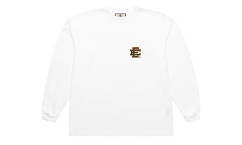 EE LONG SLEEVE T-SHIRT "White/Green/Orange" EE645