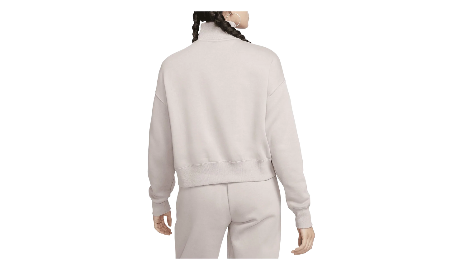 Sportswear Phoenix Fleece Oversized 1/2 Zip Sweatshirt WMNS "Diffused Taupe / Sail" DQ5767 272