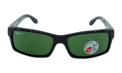 Rectangular Polarized Sunglasses "Black" RB4151-601-2P_59