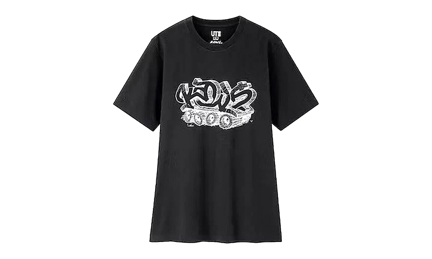 Uniqlo Wordmark Tee "Black" KAWS202488