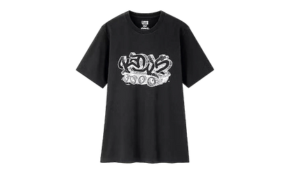 Uniqlo Wordmark Tee "Black" KAWS202488