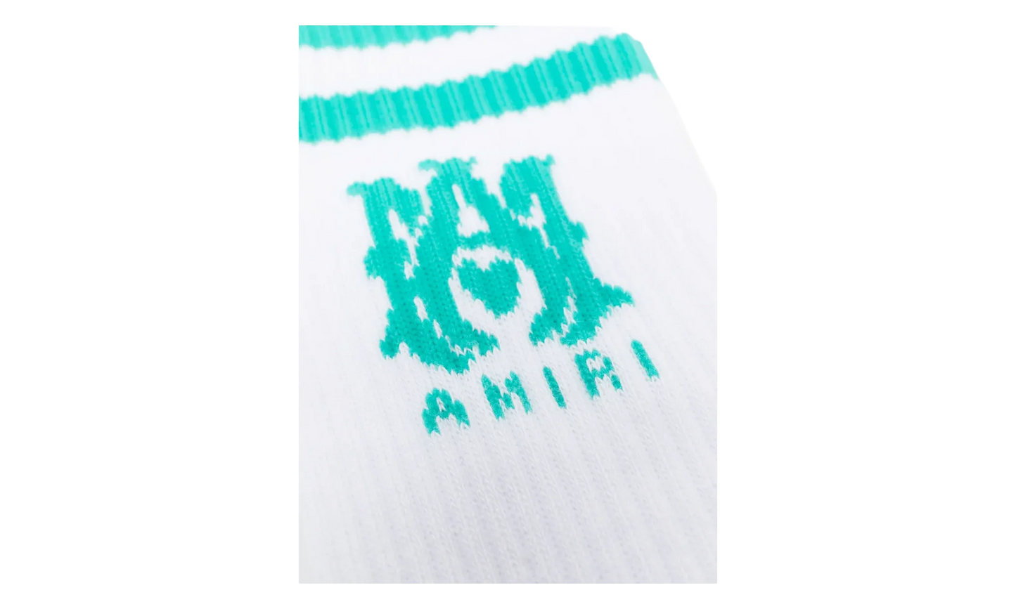 Tube Sock "White / Aqua" PF23MHR002 517 WHIT