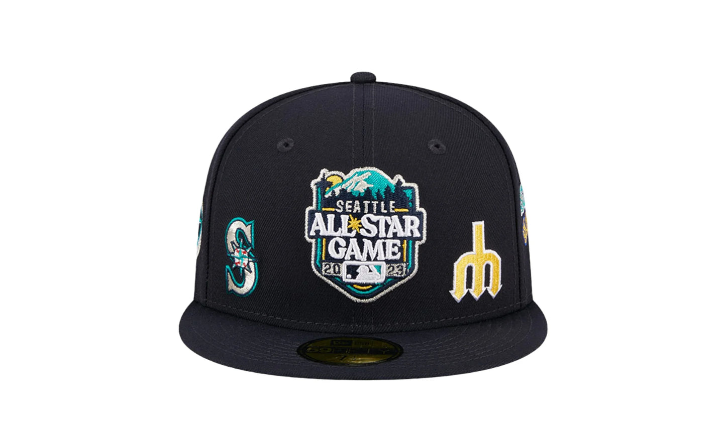 Seattle Mariners Multi 2023 All-Star Game 59FIFTY Fitted Hat "Navy" 60360531