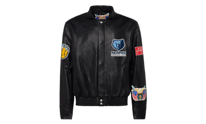 Full Leather Jacket "Memphis Grizzlies" NBA 104 GRI