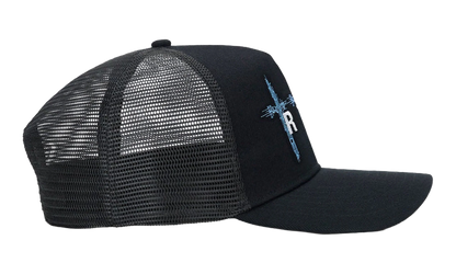 Gideon Trucker Hat "Black Triple Circuit Board Cross" MDGDW422 A1954BTCBC