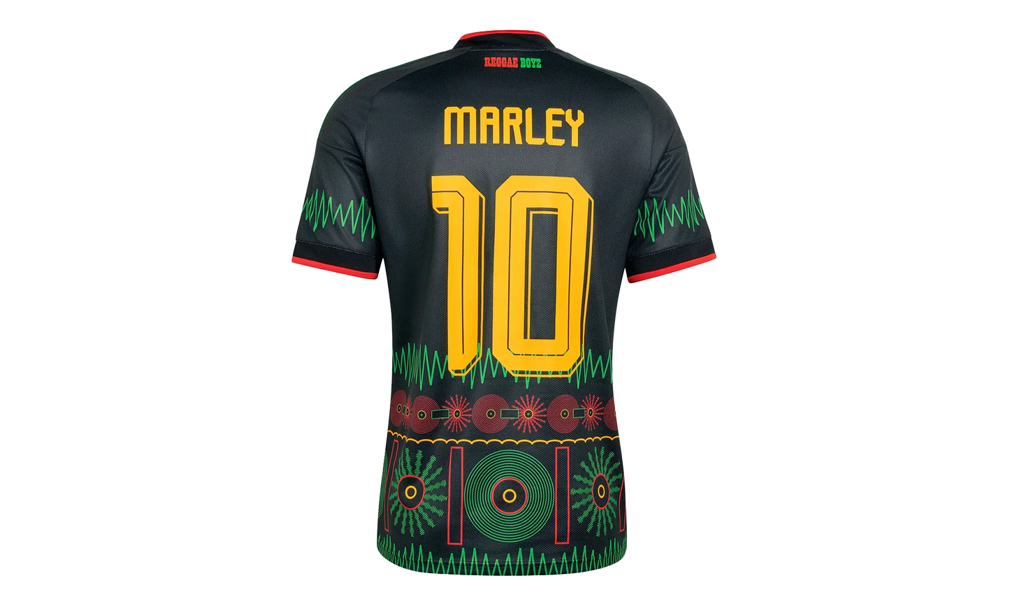 Soccer Jamaica 26 x Bob Marley Away Jersey "Black" KD1149