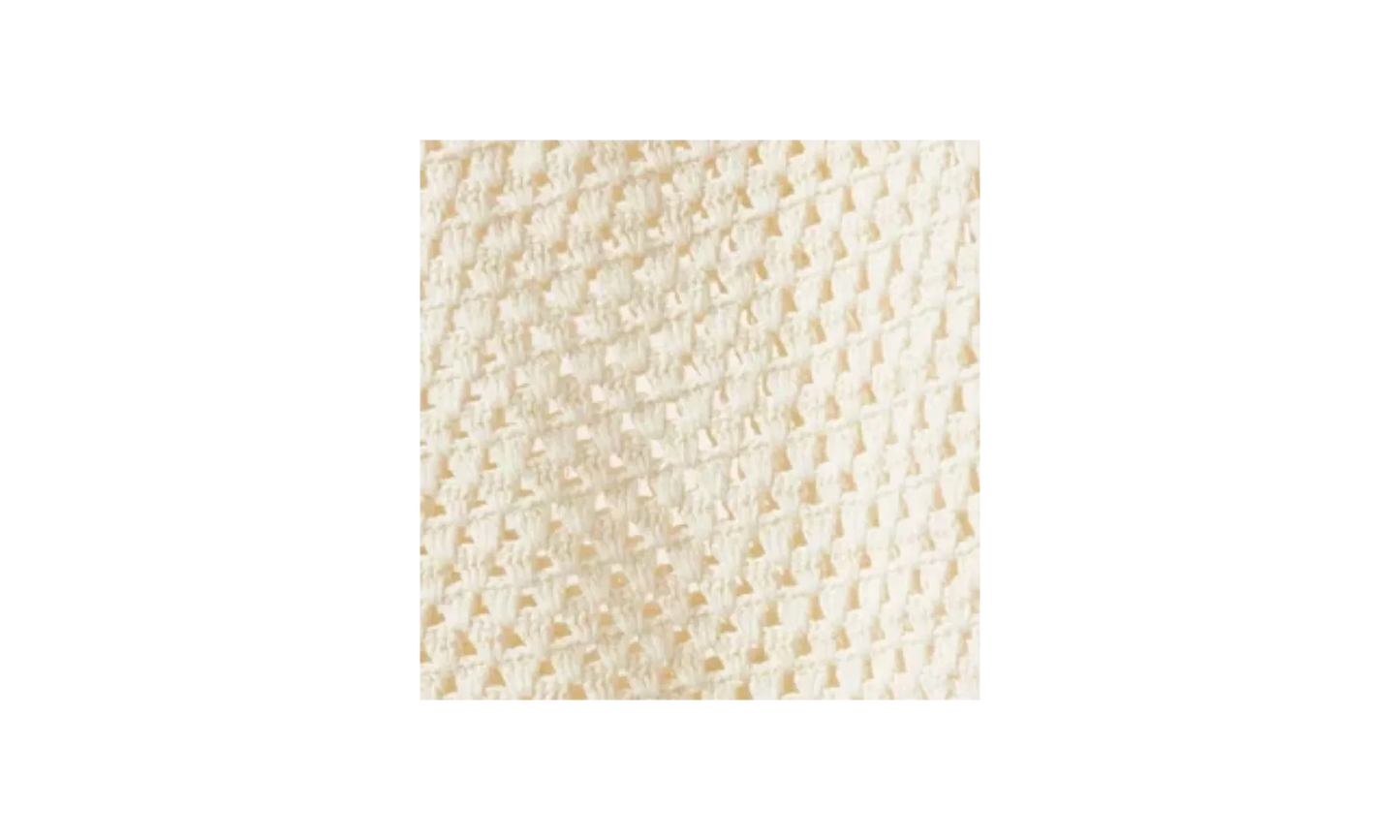 Rhea Knit Cropped Tee WMNS "Cream" KHW030308 112