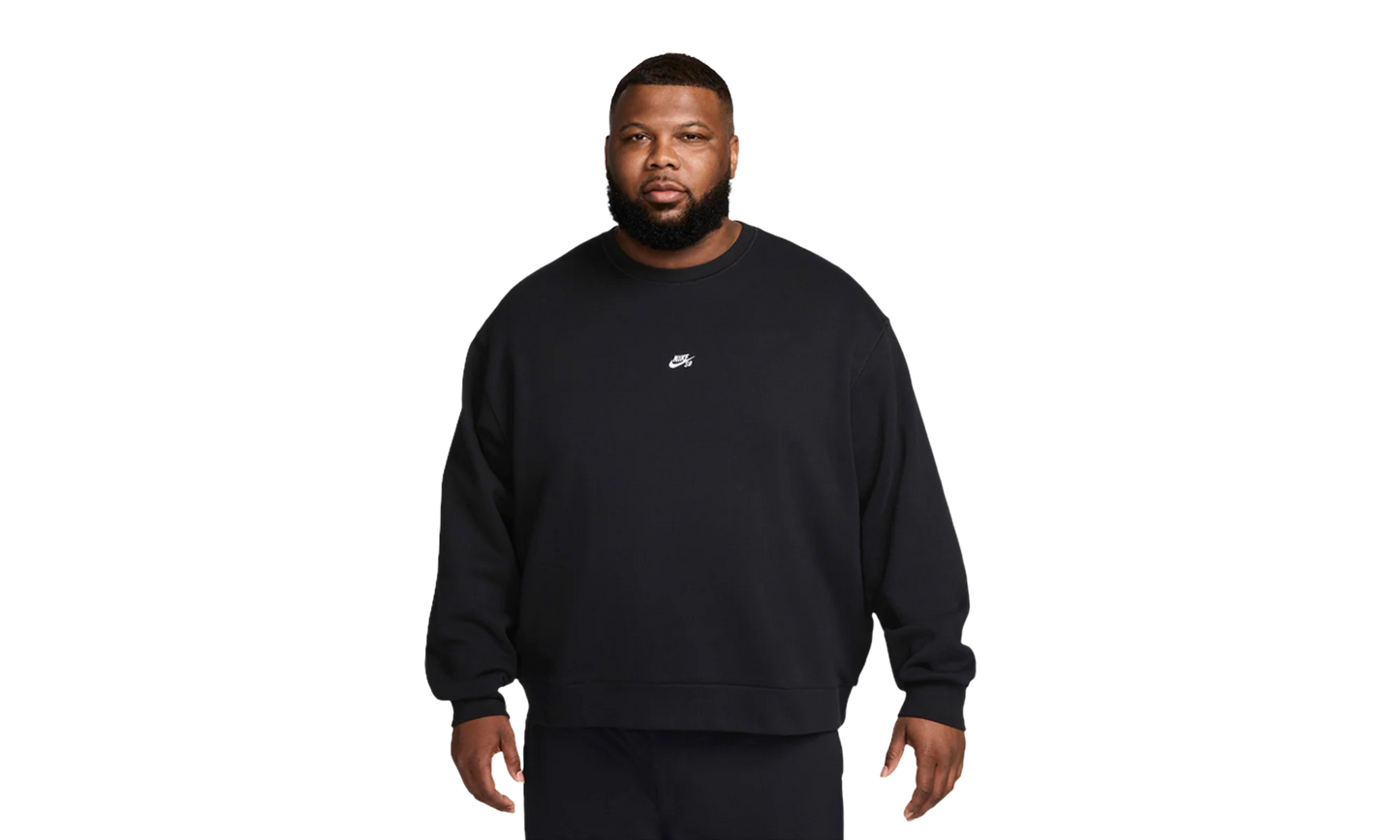 SB Fleece Skate Crewneck Sweatshirt "Black / White" FV7353 010