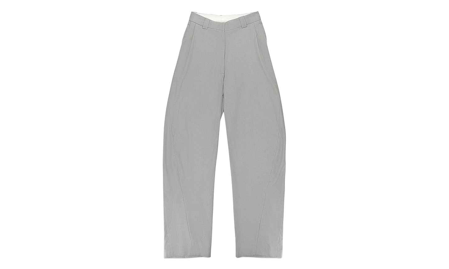 ALCOHOLE GRANDPA WORN TAILORED TROUSERS "Grey" 95 OCY 1190