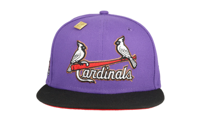 59FIFTY St. Louis Cardinals Busch Stadium Final Season Patch Fitted Hat "Tan / Teal" NE385