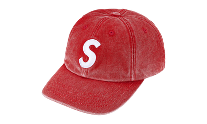 Pigment Coated S Logo 6-Panel "SS26 - Red" SU27305