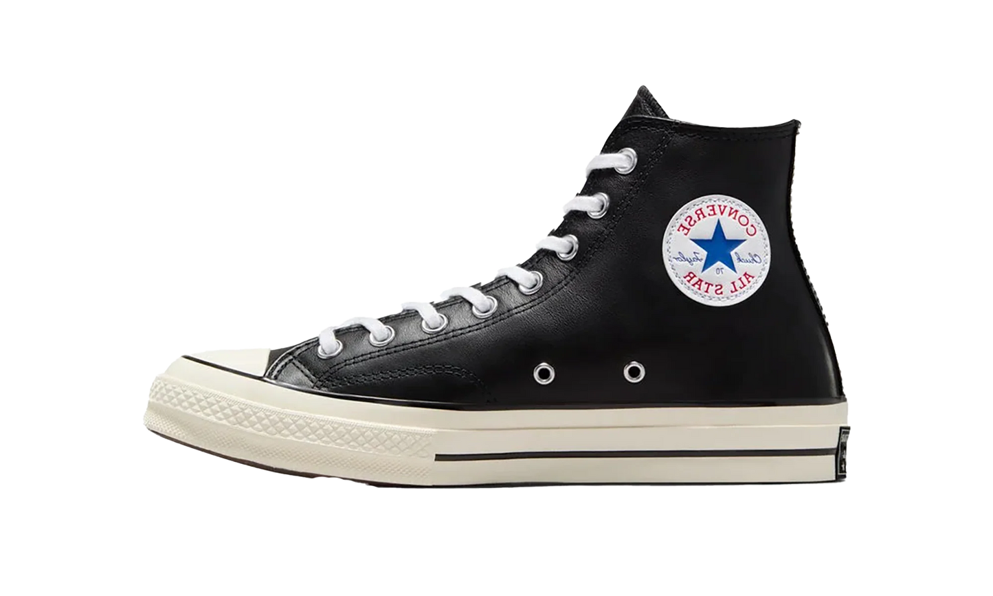 Chuck 70 Leather Hi "Black" A07200C