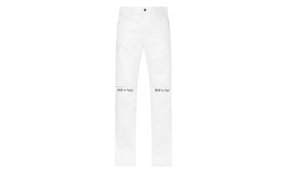 Bryant Rest In Peace Skinny Jeans "White" MF24D624 B1205WTRIP