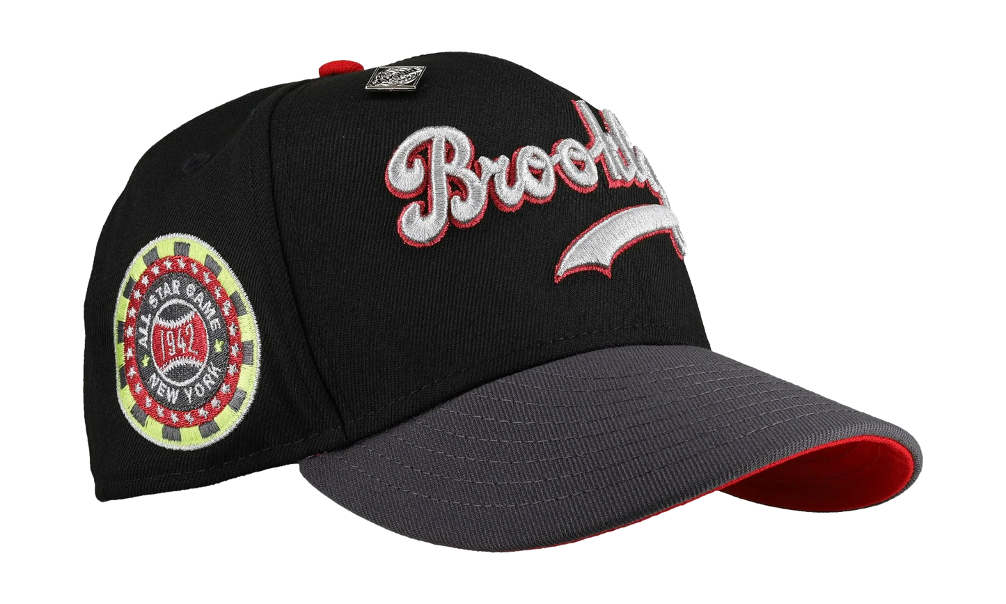 59FIFTY Brooklyn Dodgers 1942 ASG Fitted Hat "Metallic / Volt" 123451299696