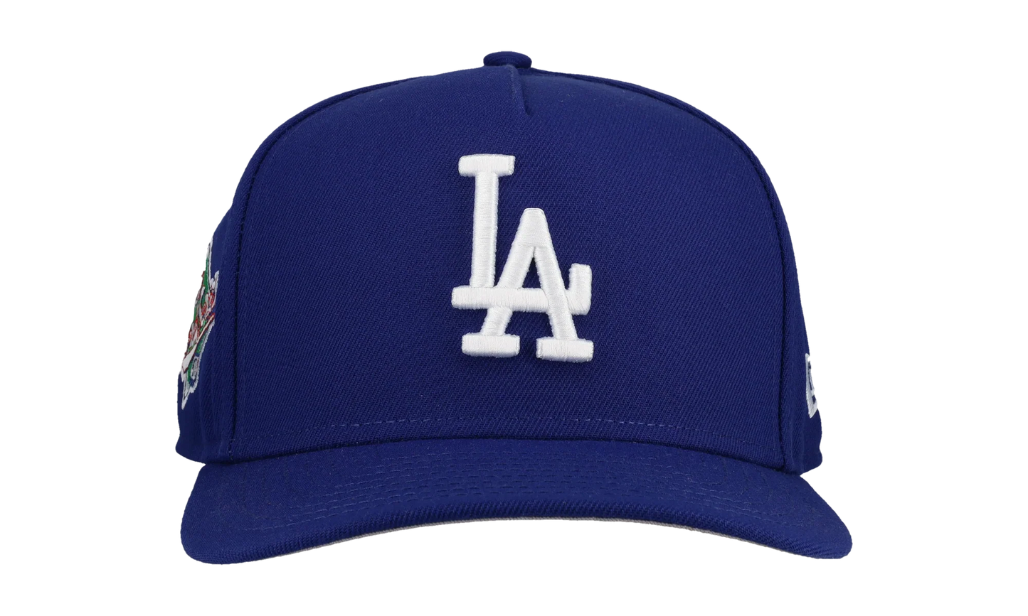 9FIFTY Los Angeles Dodgers 1988 World Series A Frame Snapback Hat "Blue" NE140